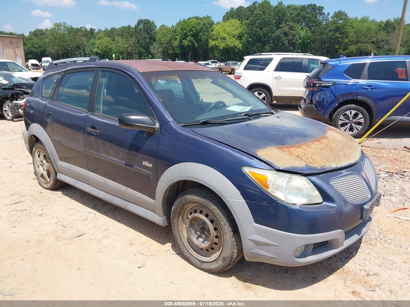 2005 Pontiac Vibe VIN 5Y2SL63845Z449964 IAAI salvage auction — NORMAL WEAR, Clear-Dealer Only (North Carolina), sold $425 on 2026-07-27 (photo 1)