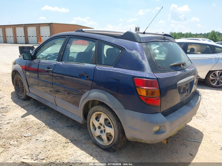 2005 Pontiac Vibe VIN 5Y2SL63845Z449964 IAAI salvage auction — NORMAL WEAR, Clear-Dealer Only (North Carolina), sold $425 on 2026-07-27 (photo 3)