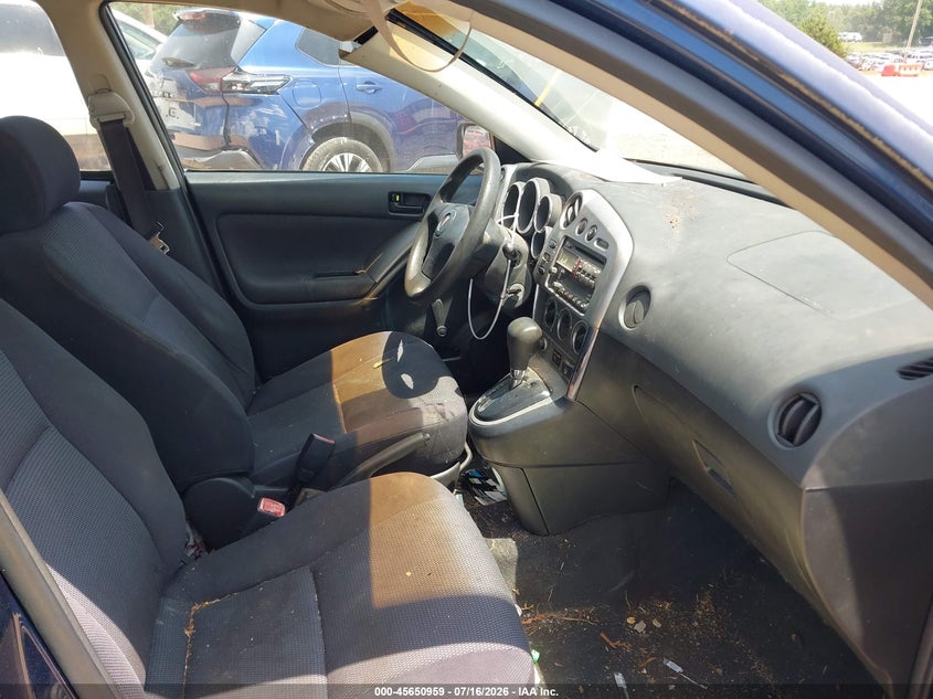 2005 Pontiac Vibe VIN 5Y2SL63845Z449964 IAAI salvage auction — NORMAL WEAR, Clear-Dealer Only (North Carolina), sold $425 on 2026-07-27 (photo 5)