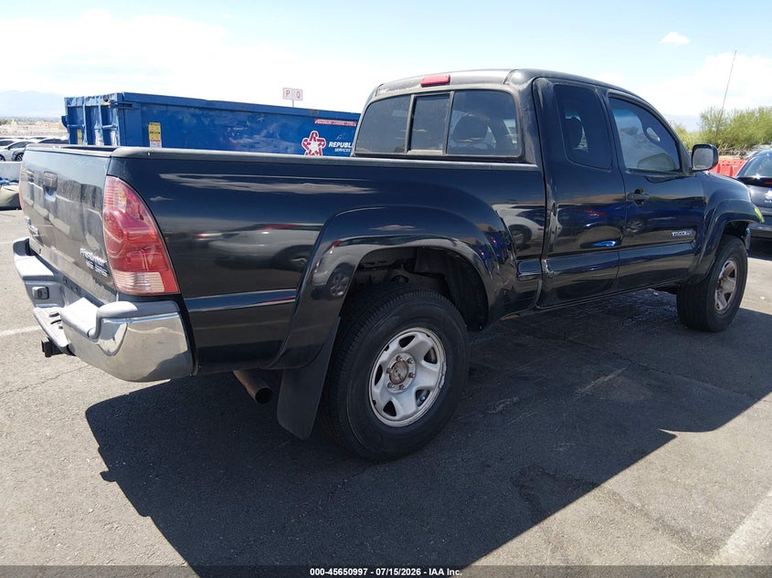 2007 Toyota Tacoma VIN 5TETU62N57Z341241 IAAI salvage auction — NORMAL WEAR, Clear (Nevada), sold $3,600 on 2026-07-31 (photo 4)