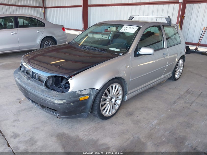 2003 Volkswagen Gti VIN 9BWDE61J534013925 IAAI salvage auction — NORMAL WEAR, Clear - Dealer Only (California), sold $375 on 2026-07-21 (photo 2)