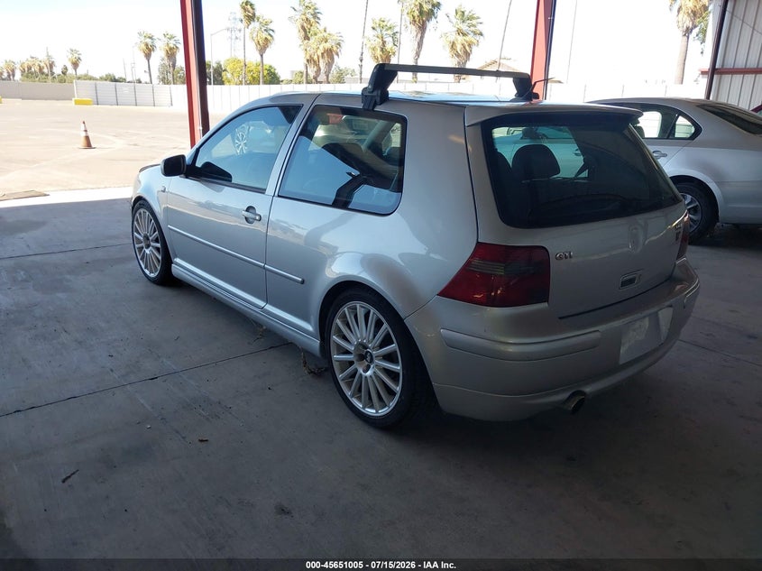 2003 Volkswagen Gti VIN 9BWDE61J534013925 IAAI salvage auction — NORMAL WEAR, Clear - Dealer Only (California), sold $375 on 2026-07-21 (photo 3)