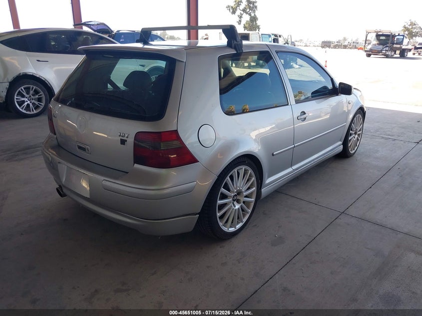 2003 Volkswagen Gti VIN 9BWDE61J534013925 IAAI salvage auction — NORMAL WEAR, Clear - Dealer Only (California), sold $375 on 2026-07-21 (photo 4)