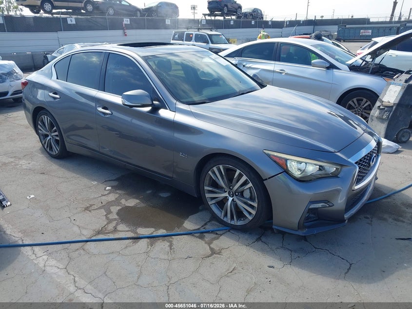 2019 Infiniti Q50 VIN JN1EV7AP4KM512046 — IAAI salvage auction photo