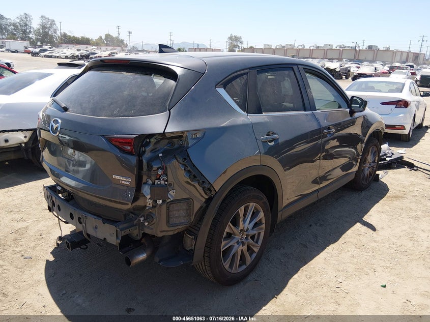 2021 Mazda Cx-5 VIN JM3KFBAYXM0377262 IAAI salvage auction — SIDE, Salvage (California), sold $5,400 on 2026-08-02 (photo 4)