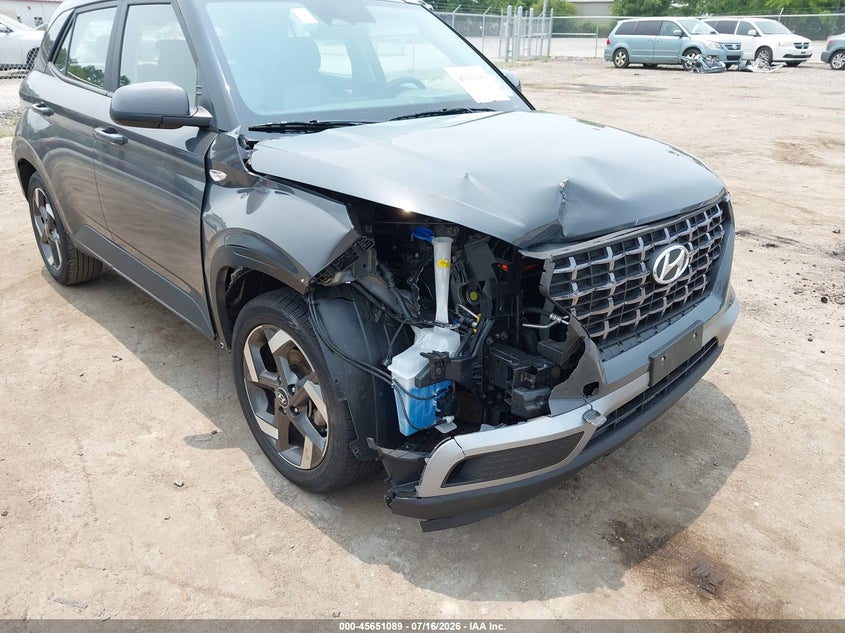 2025 Hyundai Venue VIN KMHRC8A31SU404972 IAAI salvage auction — FRONT END, Salvage Title, sold $6,000 on 2026-07-19 (photo 6)