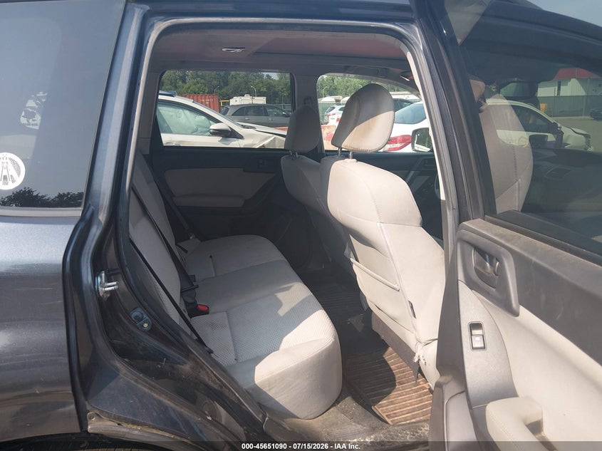 2016 Subaru Forester VIN JF2SJAFC9GH438154 IAAI salvage auction — NORMAL WEAR, Clear (Maryland), sold $800 on 2026-07-30 (photo 8)