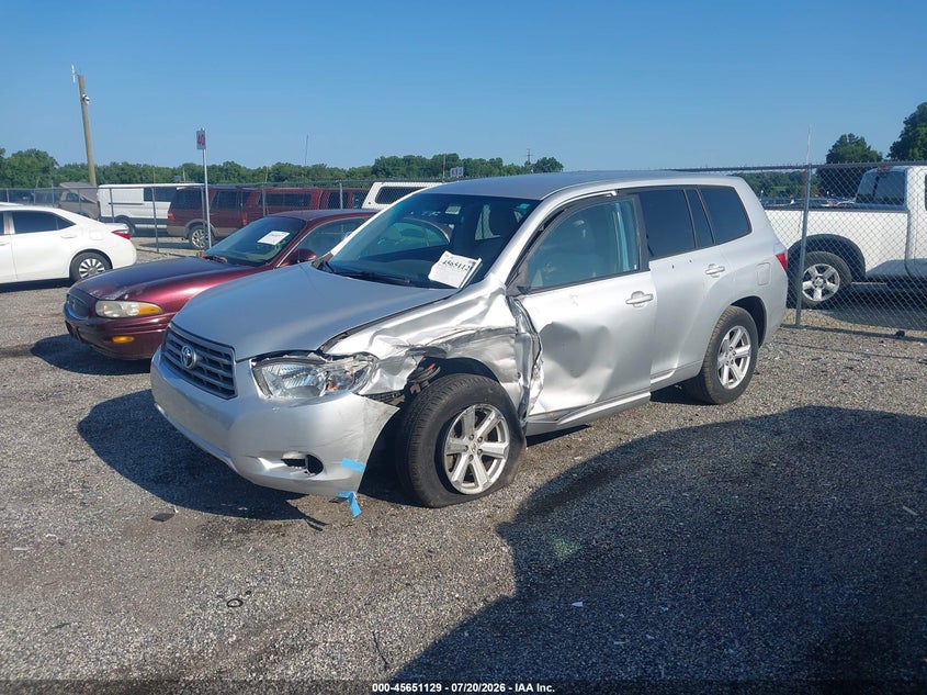 2008 Toyota Highlander VIN JTEES41A282035665 IAAI salvage auction — NORMAL WEAR, Clear (South Carolina), sold $975 on 2026-07-30 (photo 2)