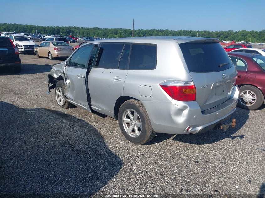 2008 Toyota Highlander VIN JTEES41A282035665 IAAI salvage auction — NORMAL WEAR, Clear (South Carolina), sold $975 on 2026-07-30 (photo 3)