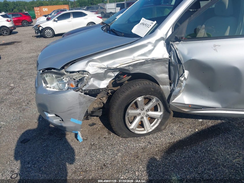 2008 Toyota Highlander VIN JTEES41A282035665 IAAI salvage auction — NORMAL WEAR, Clear (South Carolina), sold $975 on 2026-07-30 (photo 6)