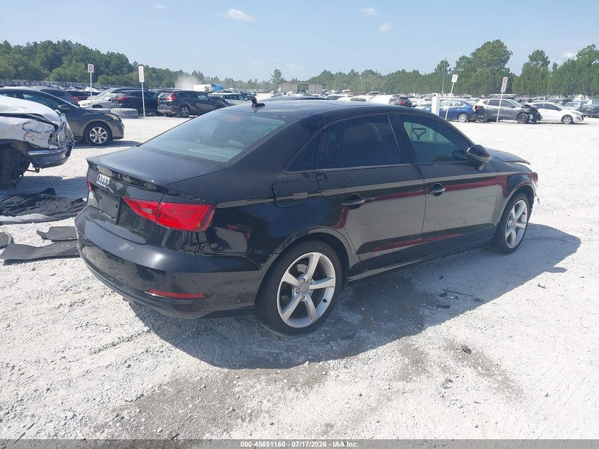 2016 Audi A3 VIN WAUA7GFF1G1101103 IAAI salvage auction — FRONT END, Rebuildable (Florida), sold $675 on 2026-08-27 (photo 4)