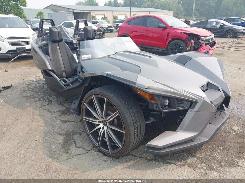 2015 Polaris Slingshot VIN 57XAASFA1F5104481 IAAI salvage auction — ELECTRICAL, Salvage Title, sold $5,500 on 2026-08-24 (photo 1)