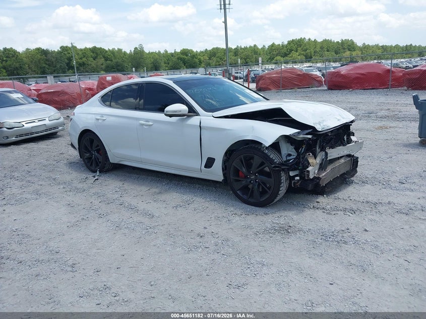 2023 Genesis G70 VIN KMTG54TE7PU110272 — IAAI salvage auction photo