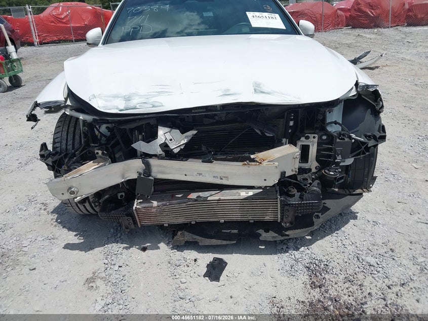 2023 Genesis G70 VIN KMTG54TE7PU110272 IAAI salvage auction — FRONT END, Wait Title, sold $7,500 on 2026-08-20 (photo 6)