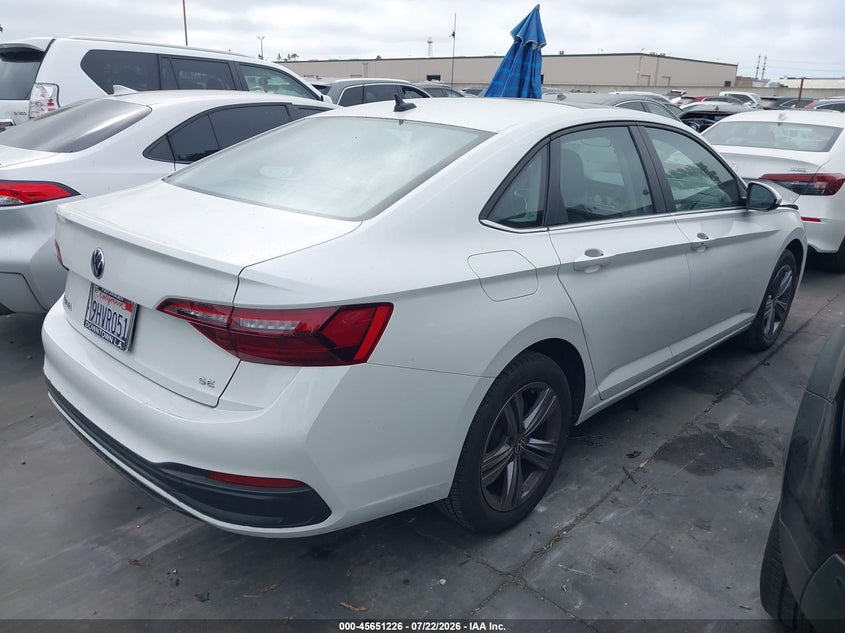 2023 Volkswagen Jetta VIN 3VW7M7BU8PM042383 IAAI salvage auction — FRONT END, Salvage Title, sold $7,300 on 2026-08-19 (photo 4)