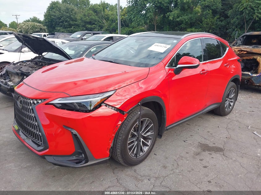 2024 Lexus Nx VIN JTJHKCEZ6R2022413 IAAI salvage auction — RIGHT FRONT, Salvage (North Carolina), sold $17,600 on 2026-08-02 (photo 2)