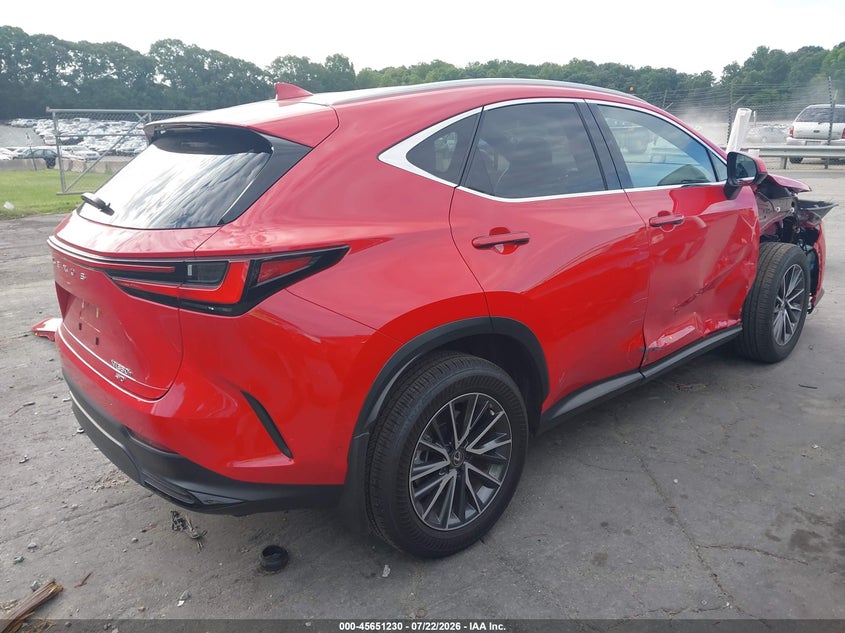 2024 Lexus Nx VIN JTJHKCEZ6R2022413 IAAI salvage auction — RIGHT FRONT, Salvage (North Carolina), sold $17,600 on 2026-08-02 (photo 4)