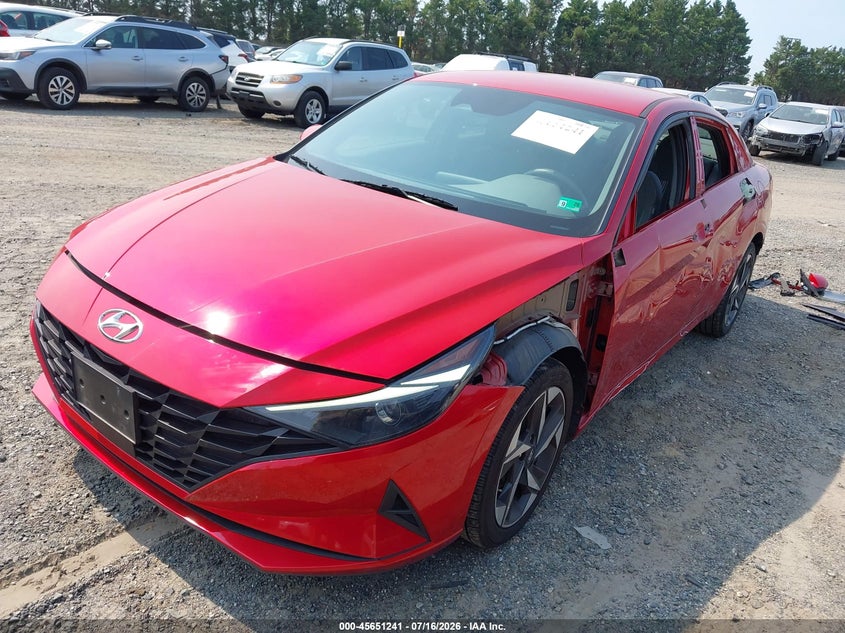 2023 Hyundai Elantra VIN 5NPLS4AG1PH102060 IAAI salvage auction — LEFT SIDE, Salvage (Virginia), sold $3,650 on 2026-07-31 (photo 2)