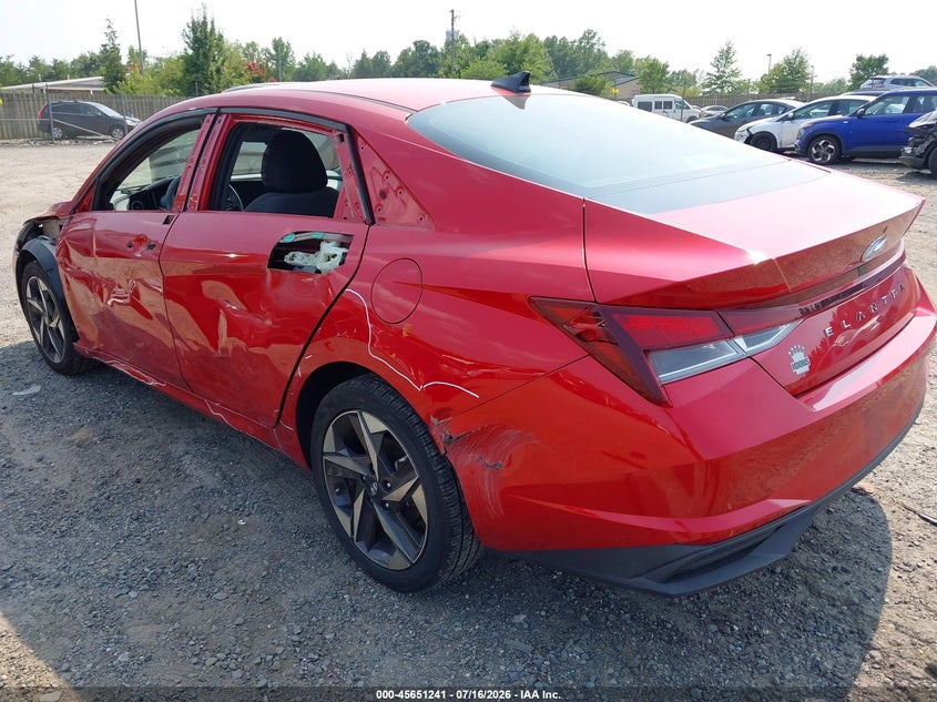 2023 Hyundai Elantra VIN 5NPLS4AG1PH102060 IAAI salvage auction — LEFT SIDE, Salvage (Virginia), sold $3,650 on 2026-07-31 (photo 3)