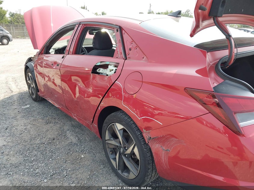 2023 Hyundai Elantra VIN 5NPLS4AG1PH102060 IAAI salvage auction — LEFT SIDE, Salvage (Virginia), sold $3,650 on 2026-07-31 (photo 6)