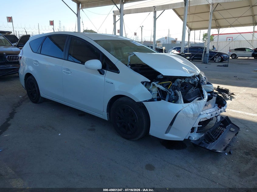 2017 Toyota Prius v VIN JTDZN3EU9HJ073122 IAAI salvage auction — FRONT END, Salvage (California), sold $7,150 on 2026-08-12 (photo 1)