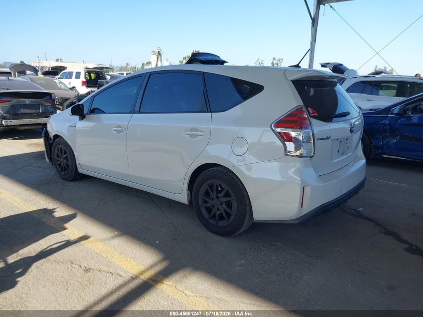 2017 Toyota Prius v VIN JTDZN3EU9HJ073122 IAAI salvage auction — FRONT END, Salvage (California), sold $7,150 on 2026-08-12 (photo 3)