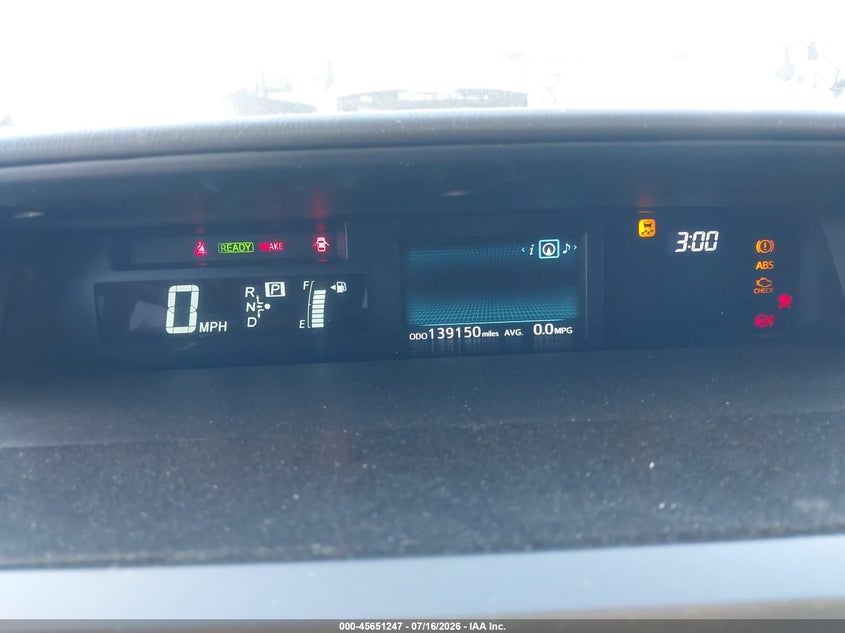 2017 Toyota Prius v VIN JTDZN3EU9HJ073122 IAAI salvage auction — FRONT END, Salvage (California), sold $7,150 on 2026-08-12 (photo 7)