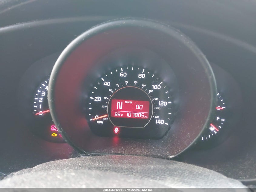 2014 Kia Soul VIN KNDJP3A54E7005907 IAAI salvage auction — ENGINE DAMAGE, Clear (Florida), sold $375 on 2026-07-23 (photo 7)