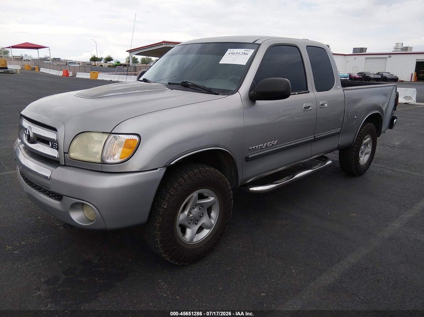 2003 Toyota Tundra VIN 5TBRT34143S378626 IAAI salvage auction — FRONT & REAR, Salvage (Nevada), sold $1,400 on 2026-07-31 (photo 2)