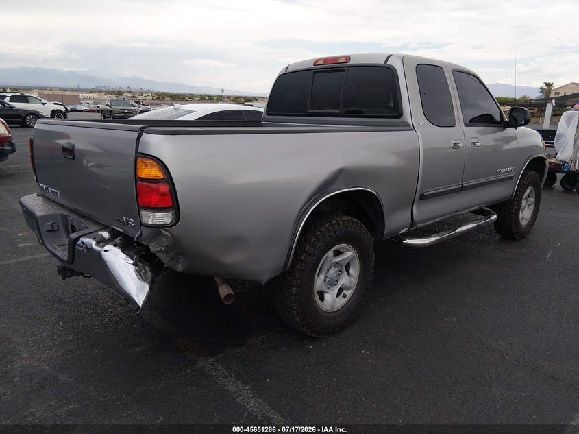 2003 Toyota Tundra VIN 5TBRT34143S378626 IAAI salvage auction — FRONT & REAR, Salvage (Nevada), sold $1,400 on 2026-07-31 (photo 4)