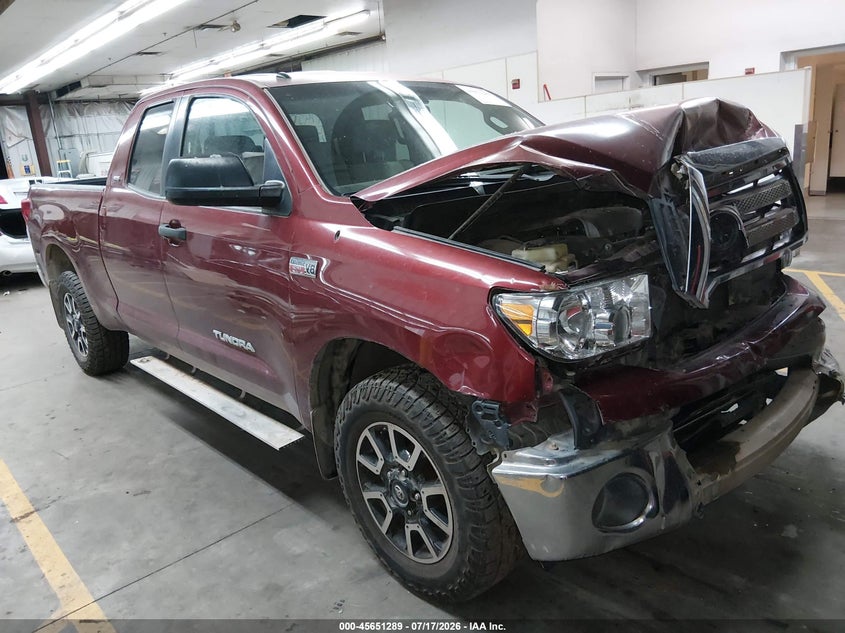 2010 Toyota Tundra VIN 5TFRY5F11AX086067 IAAI salvage auction — FRONT END, Salvage (Arizona), sold $3,250 on 2026-08-03 (photo 1)