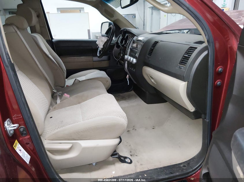 2010 Toyota Tundra VIN 5TFRY5F11AX086067 IAAI salvage auction — FRONT END, Salvage (Arizona), sold $3,250 on 2026-08-03 (photo 5)