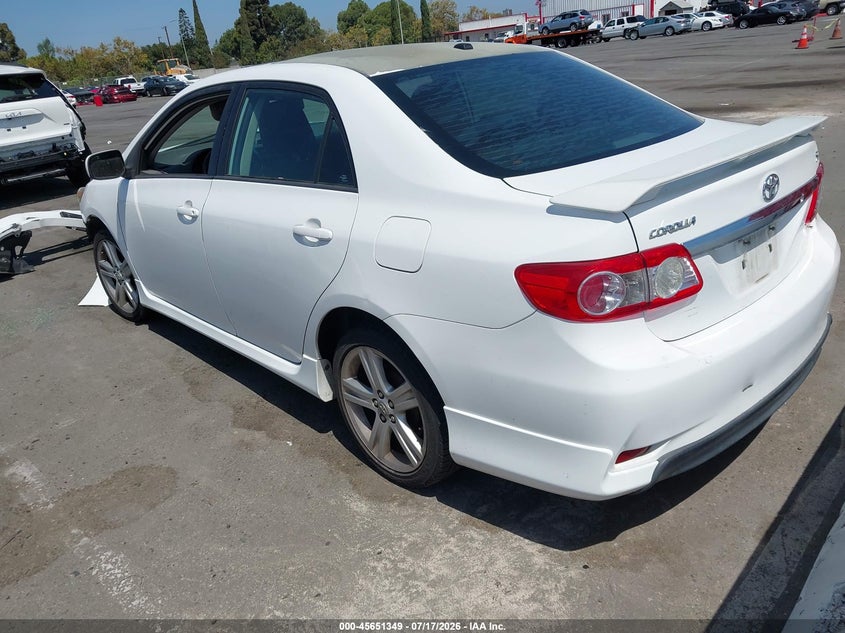2013 Toyota Corolla VIN 5YFBU4EE0DP143809 IAAI salvage auction — FRONT END, Salvage (California), sold $1,650 on 2026-07-30 (photo 3)
