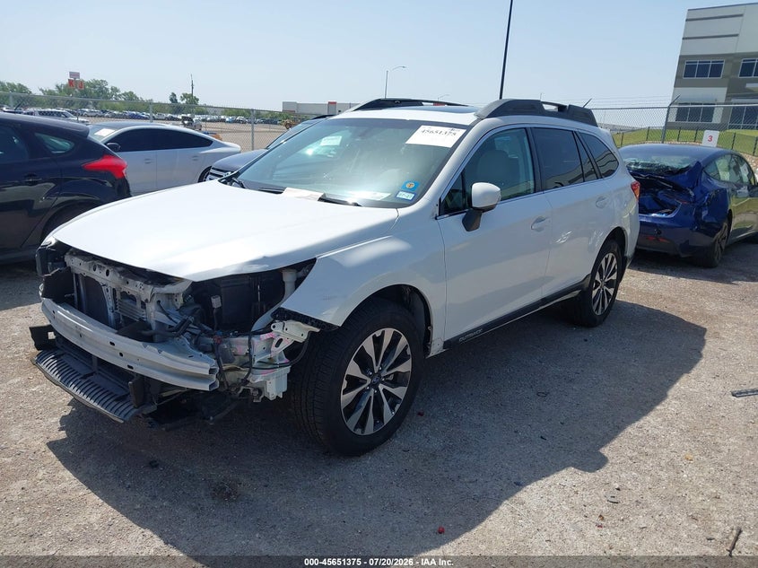 2017 Subaru Outback VIN 4S4BSANC7H3353269 IAAI salvage auction — FRONT END, Salvage (Texas), sold $4,150 on 2026-07-26 (photo 2)