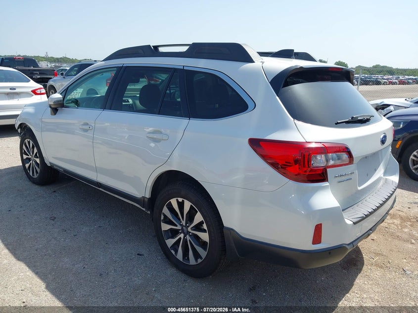 2017 Subaru Outback VIN 4S4BSANC7H3353269 IAAI salvage auction — FRONT END, Salvage (Texas), sold $4,150 on 2026-07-26 (photo 3)