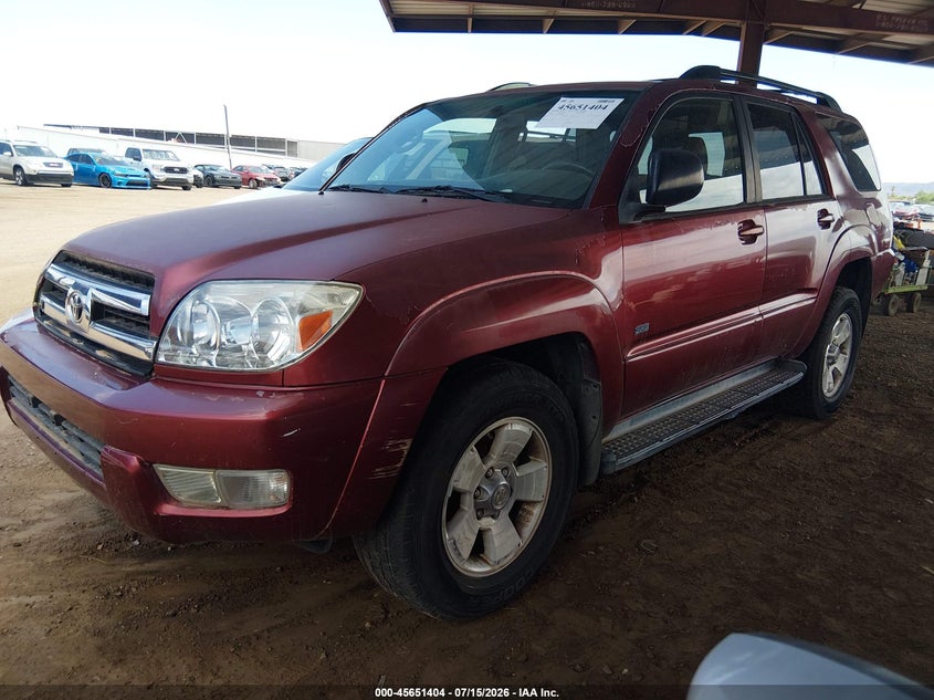 2005 Toyota 4runner VIN JTEZU14R158040361 IAAI salvage auction — NORMAL WEAR, Clear-Dealer Only (Arizona), sold $1,850 on 2026-07-28 (photo 2)