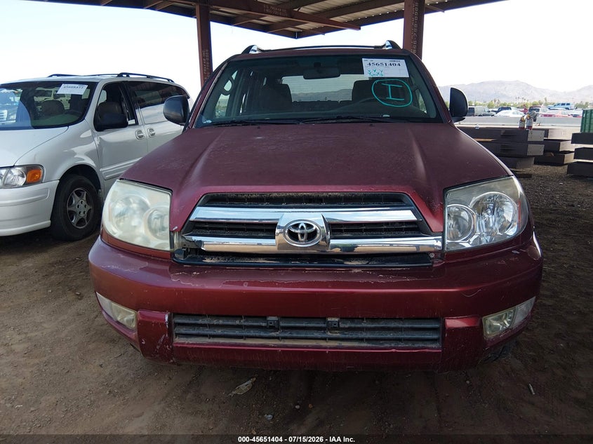 2005 Toyota 4runner VIN JTEZU14R158040361 IAAI salvage auction — NORMAL WEAR, Clear-Dealer Only (Arizona), sold $1,850 on 2026-07-28 (photo 6)