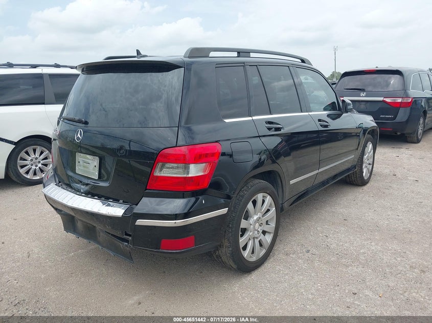 2012 Mercedes-benz Glk-klasse VIN WDCGG5GB5CF897441 IAAI salvage auction — FRONT END, Salvage Title, sold $2,550 on 2026-08-07 (photo 4)