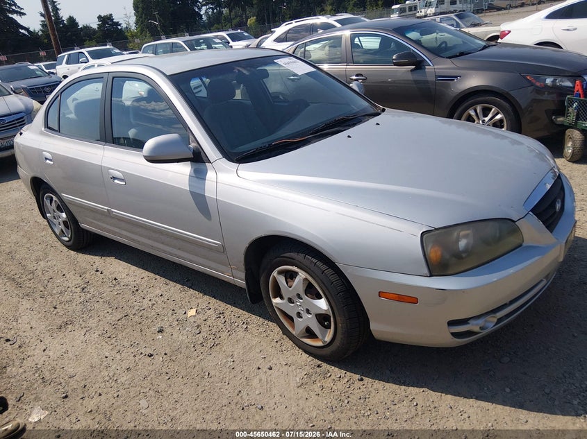 2006 Hyundai Elantra VIN KMHDN46D26U256478 IAAI salvage auction — NORMAL WEAR, Rebuilt-Non-Public (Washington), sold $375 on 2026-07-24 (photo 1)