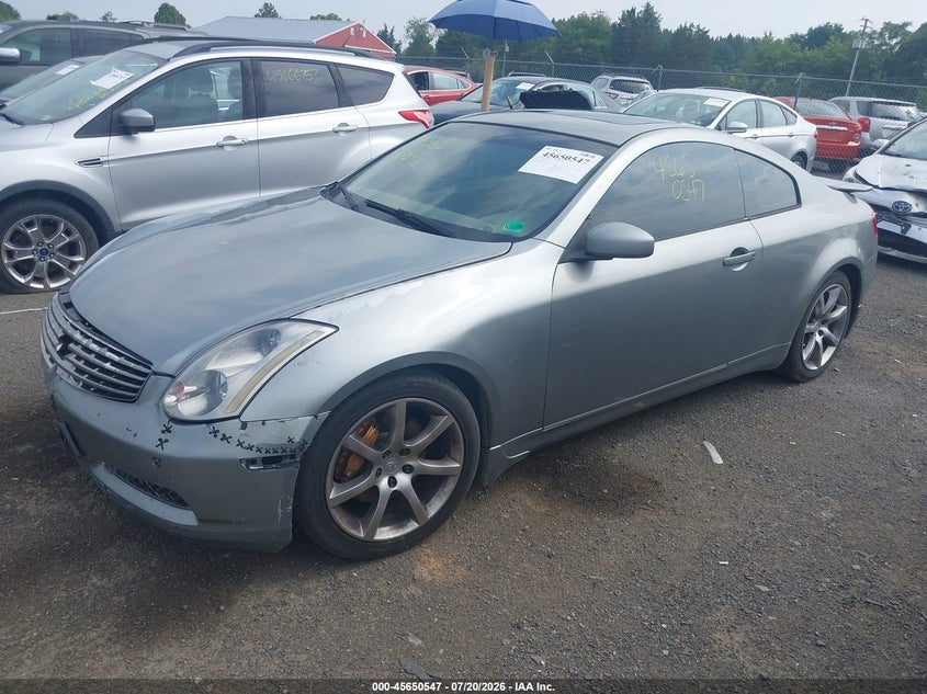 2004 Infiniti G35 VIN JNKCV54E84M823760 IAAI salvage auction — FRONT END, Clear (Virginia), sold $525 on 2026-07-28 (photo 2)