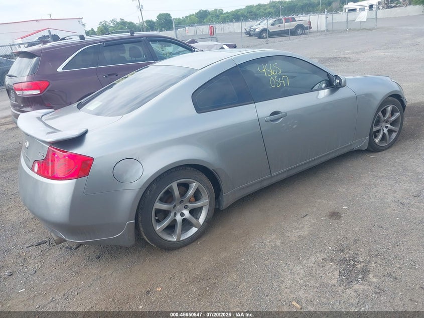 2004 Infiniti G35 VIN JNKCV54E84M823760 IAAI salvage auction — FRONT END, Clear (Virginia), sold $525 on 2026-07-28 (photo 4)