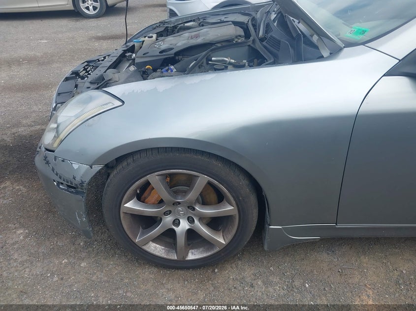 2004 Infiniti G35 VIN JNKCV54E84M823760 IAAI salvage auction — FRONT END, Clear (Virginia), sold $525 on 2026-07-28 (photo 6)