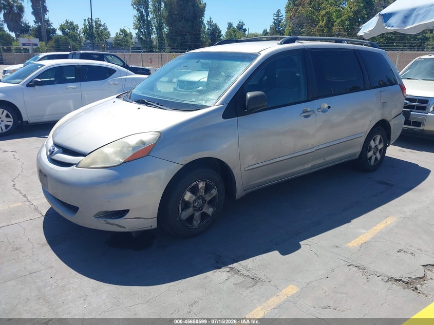 2006 Toyota Sienna VIN 5TDZA23C86S411383 IAAI salvage auction — NORMAL WEAR, Salvage Title - Dealer (California), sold $225 on 2026-07-29 (photo 2)