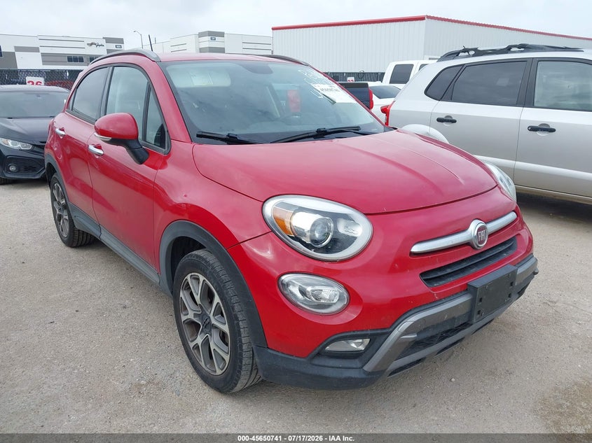 2018 Fiat 500x VIN ZFBCFXCB7JP636010 IAAI salvage auction — NORMAL WEAR, Original (Texas), sold $25 on 2026-07-28 (photo 1)