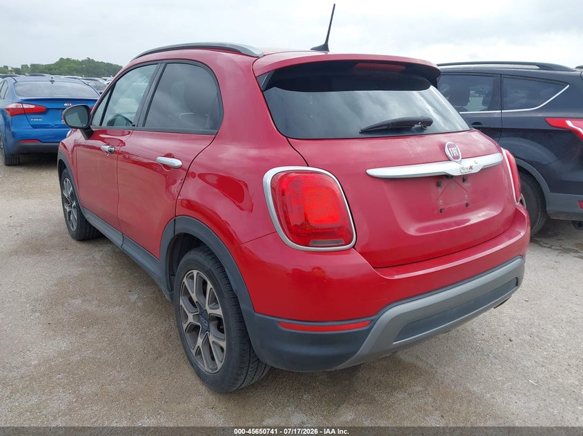 2018 Fiat 500x VIN ZFBCFXCB7JP636010 IAAI salvage auction — NORMAL WEAR, Original (Texas), sold $25 on 2026-07-28 (photo 3)