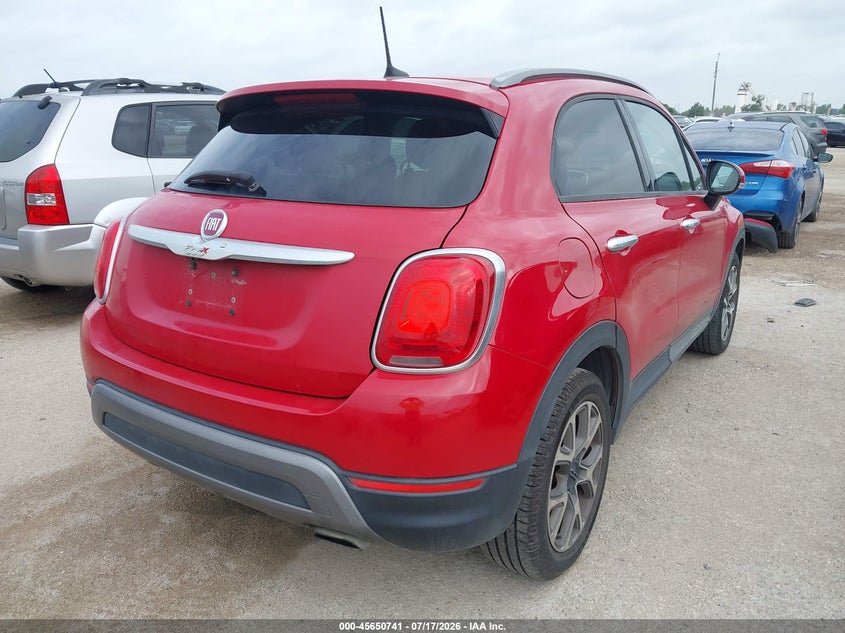 2018 Fiat 500x VIN ZFBCFXCB7JP636010 IAAI salvage auction — NORMAL WEAR, Original (Texas), sold $25 on 2026-07-28 (photo 4)