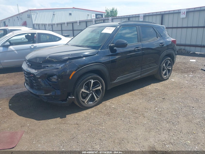 2023 Chevrolet Trailblazer VIN KL79MTSL0PB051496 IAAI salvage auction — LEFT FRONT, Bill Of Sale (Washington), sold $1,150 on 2026-07-28 (photo 2)