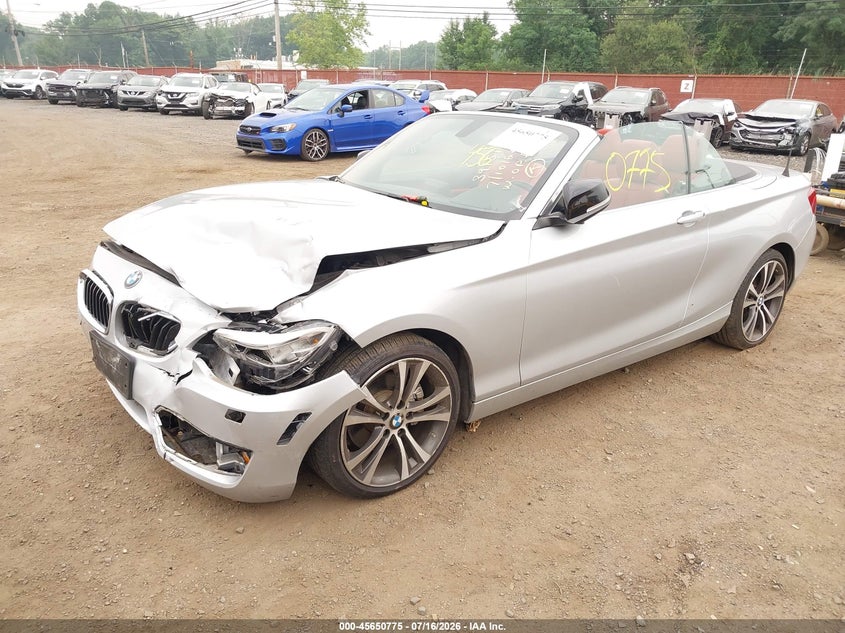 2015 BMW 2er VIN WBA1K7C57FV235065 IAAI salvage auction — FRONT END, Salvage (Idaho), sold $2,600 on 2026-08-05 (photo 2)