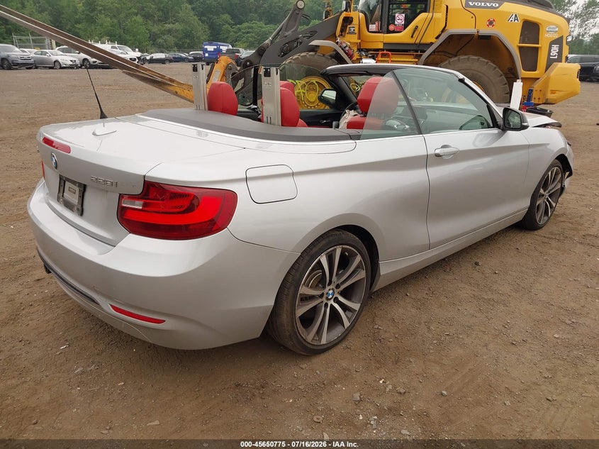 2015 BMW 2er VIN WBA1K7C57FV235065 IAAI salvage auction — FRONT END, Salvage (Idaho), sold $2,600 on 2026-08-05 (photo 4)