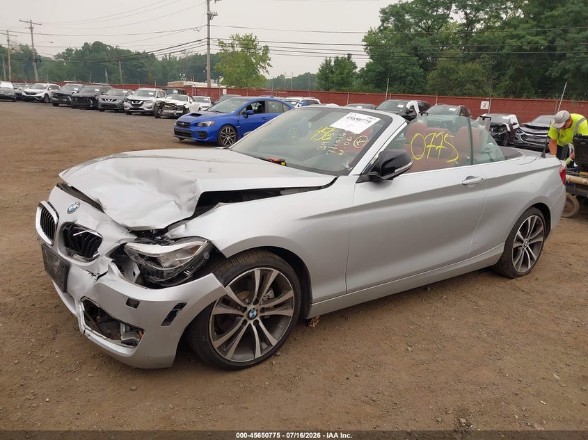 2015 BMW 2er VIN WBA1K7C57FV235065 IAAI salvage auction — FRONT END, Salvage (Idaho), sold $2,600 on 2026-08-05 (photo 6)